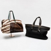 MARC JACOBS LEATHER AND CANVAS