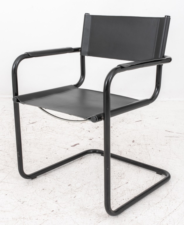 MARCEL BREUER STYLE BLACK METAL &