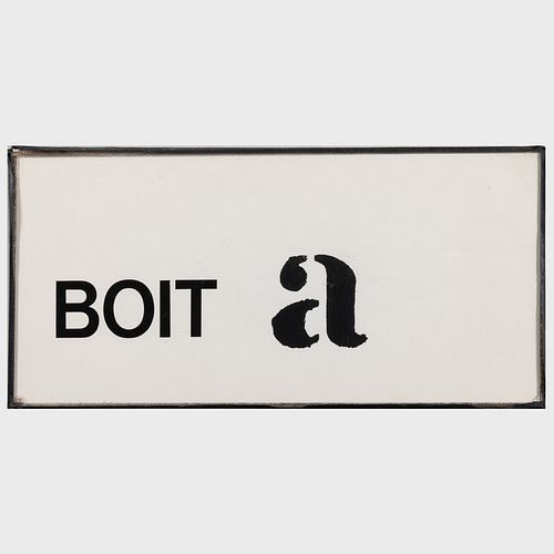 MARCEL BROODTHAERS (1924-1976):