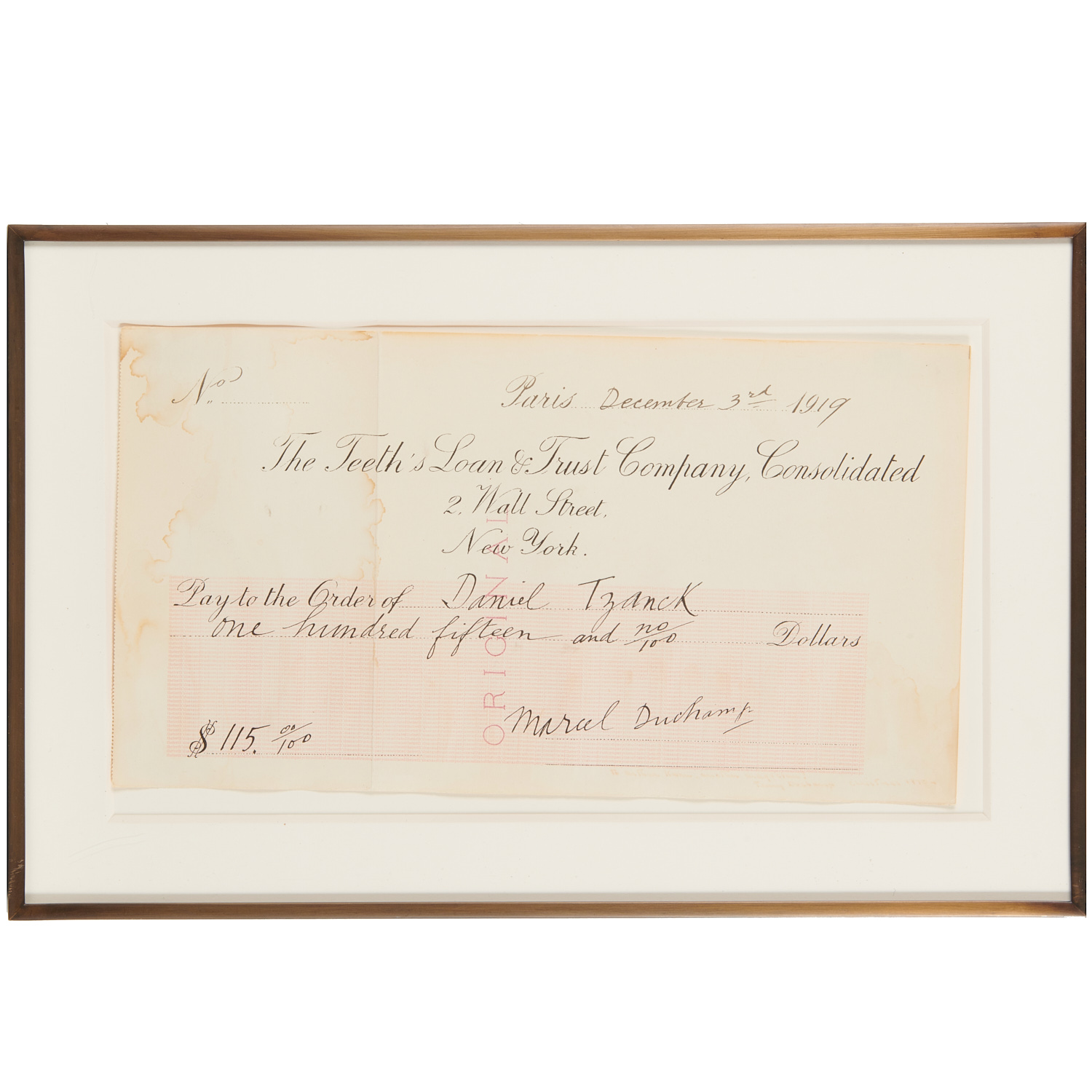 MARCEL DUCHAMP, LITHOGRAPH ON PAPER