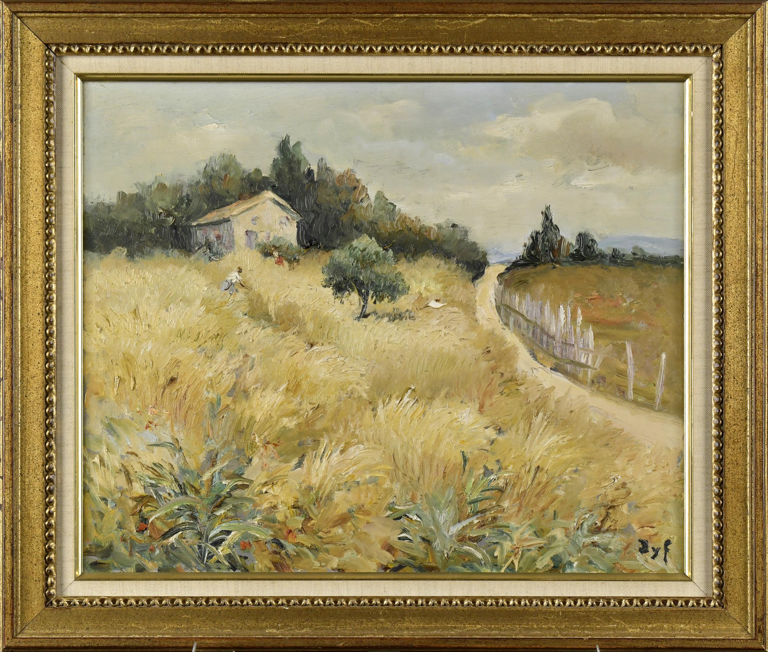 MARCEL DYF OIL, WITH 1959 BILL OF