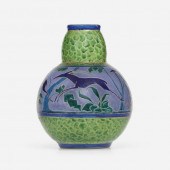 Marcel Goupy. Art Deco vase. c