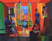 MARCEL MOULY ABSTRACT INTERIOR