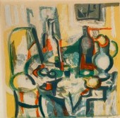 MARCEL MOULY STILL LIFE WITH P