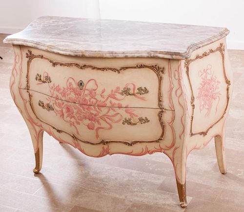 MARCEL TARTAGLIA MARBLE TOP BOMBE