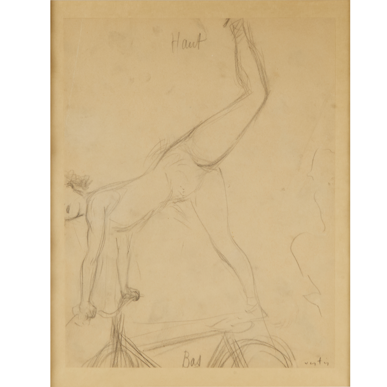 MARCEL VERTES, DRAWING, C. 1929