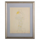 MARCEL VERTES. DRAWING OF COUP