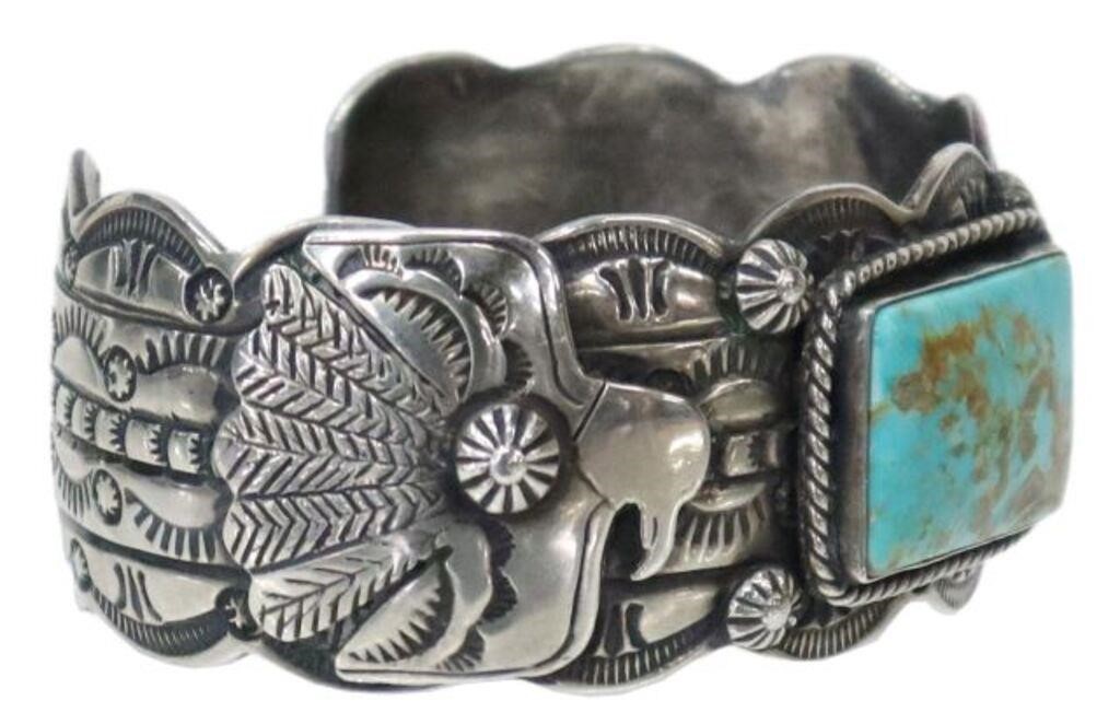 MARCELLA JAMES NAVAJO STERLING &