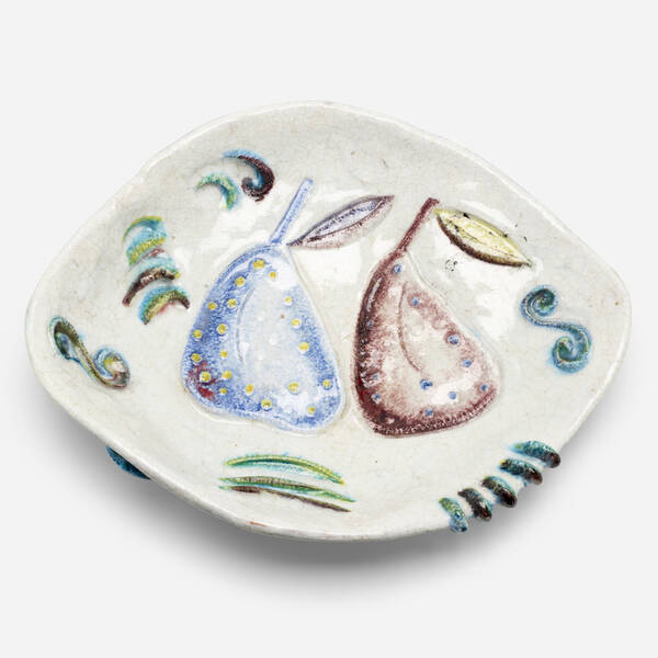 Marcello Fantoni. Plate. c. 1950,