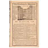 MARCH 1776 ISSUE OF THE GENTLE