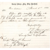 MARCH 5TH, 1863-DATED CIVIL WA