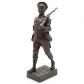 MARCHING SOLDIER BRONZEDESCRIP