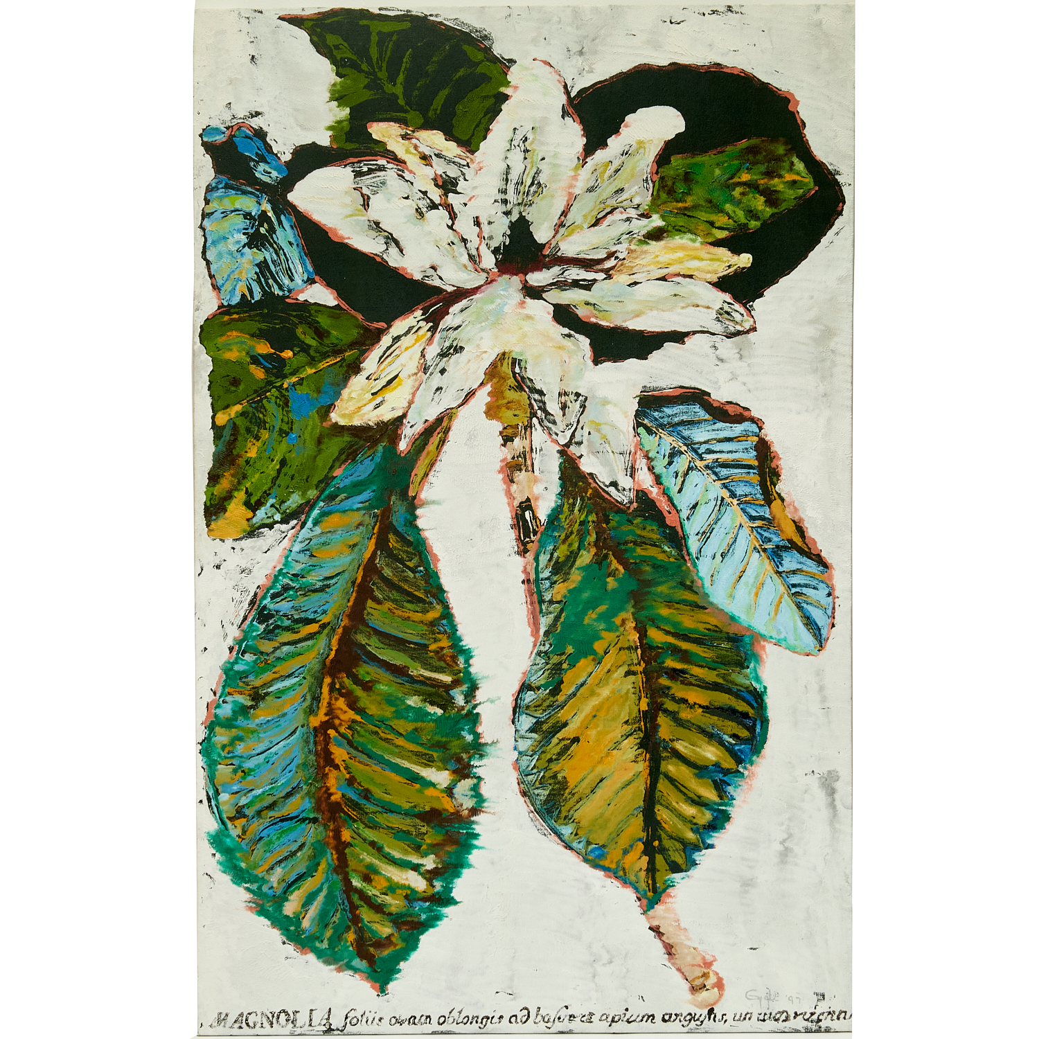MARCIA GYGLI KING, LARGE OIL ON