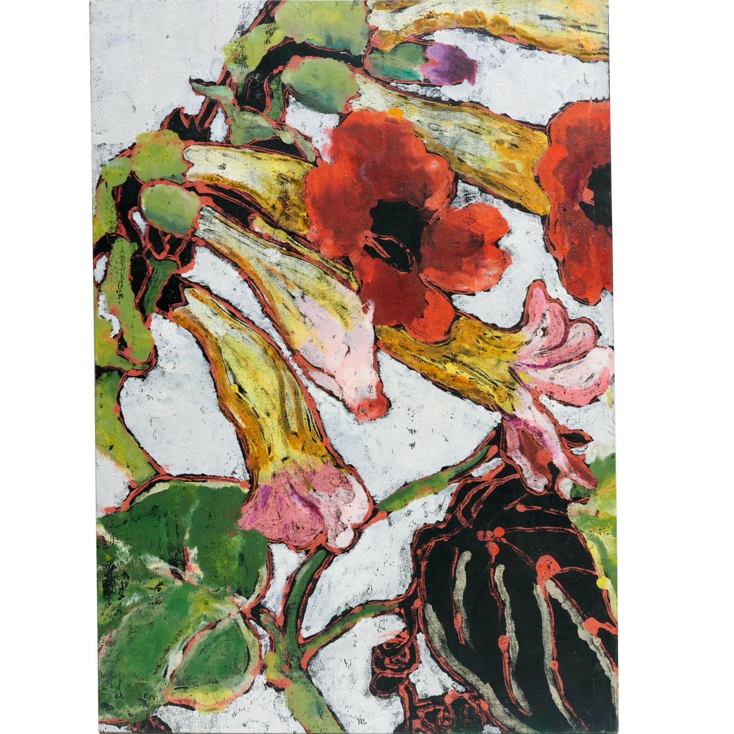 MARCIA GYGLI KING, LARGE OIL ON