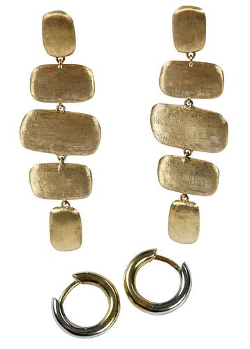 MARCO BICEGO 18KT. EARRINGS AND