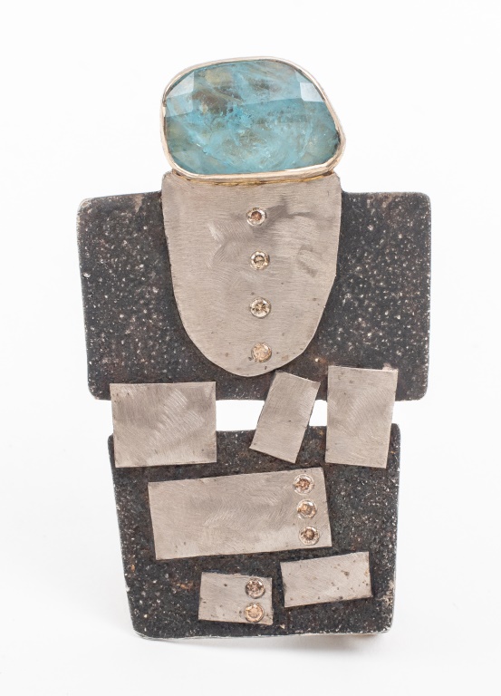 MARCO BORGHESI SILVER AQUAMARINE