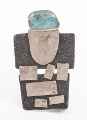 MARCO BORGHESI SILVER AQUAMARI