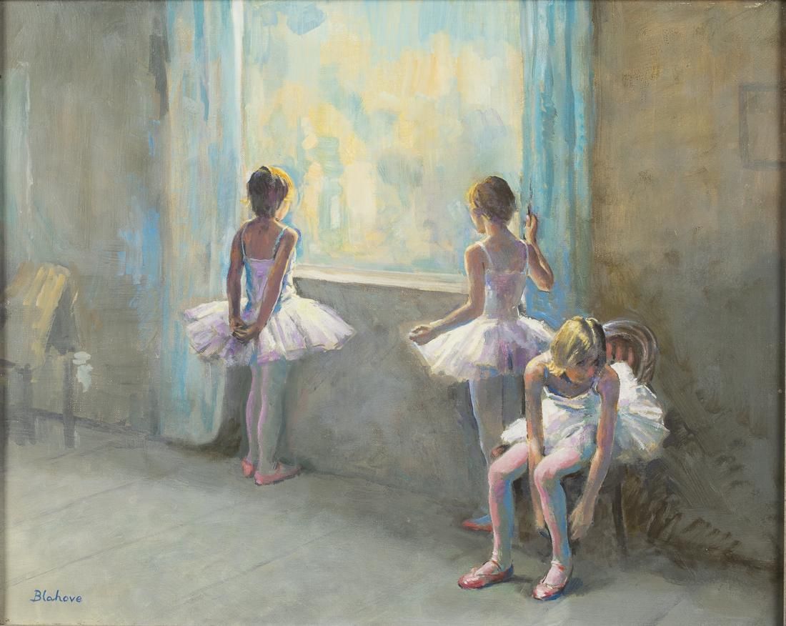 MARCOS BLAHOVE, BALLERINAS, OIL