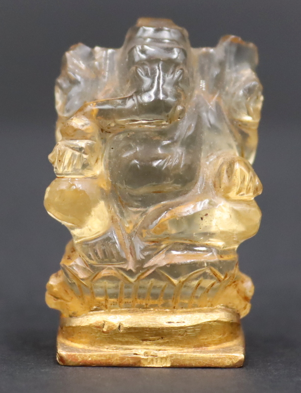 MARCUS & CO. GOLD MOUNTED CARVED