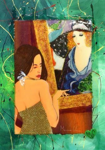 MARCUS GLENN (B.1968) TWO WOMEN