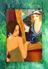 MARCUS GLENN (B.1968) TWO WOME