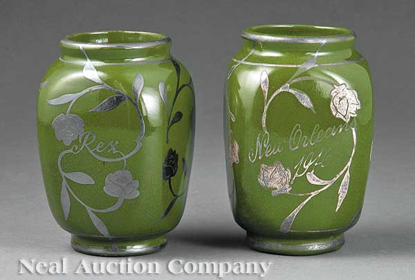 [Mardi Gras] a pair of Rex vase