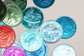 MARDI GRAS DOUBLOONS. Late 20t