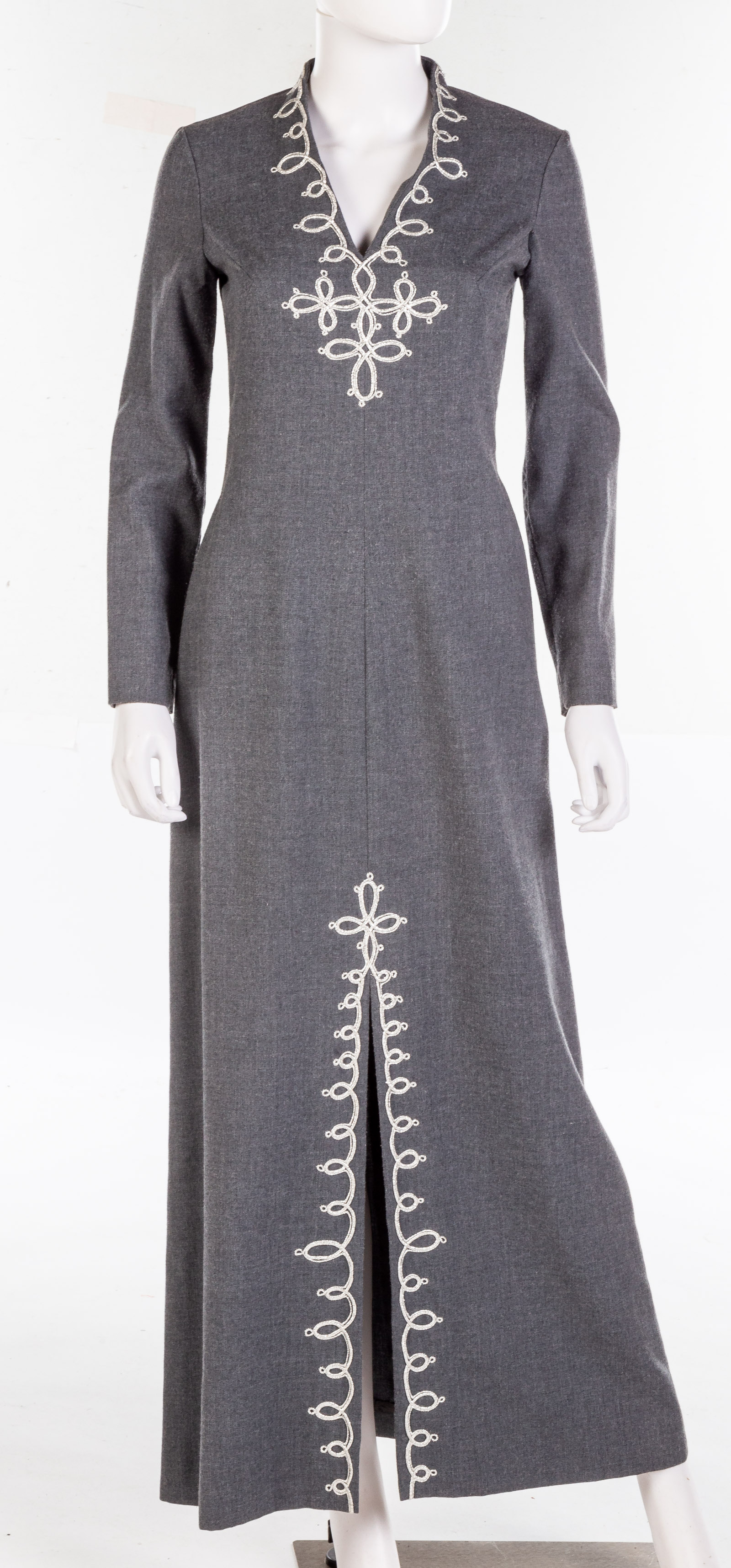 MARDI GRAS, NEW YORK GREY WOOL