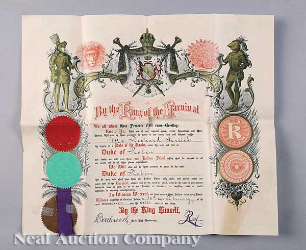 [Mardi Gras] Rex Brevet Proclaiming