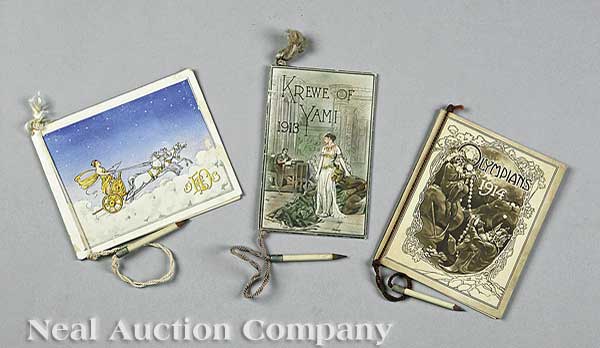 [Mardi Gras] three dance cards