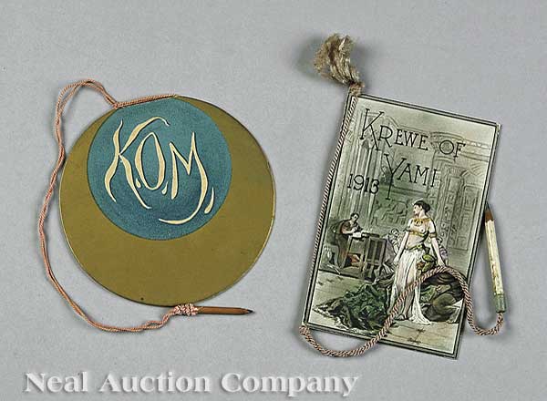 [Mardi Gras] two dance cards