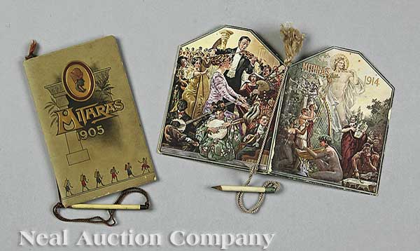 [Mardi Gras] two dance cards