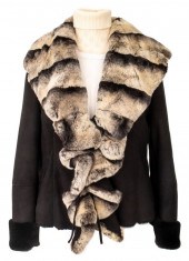 MARENGO CHINCHILLA-TRIMMED & M