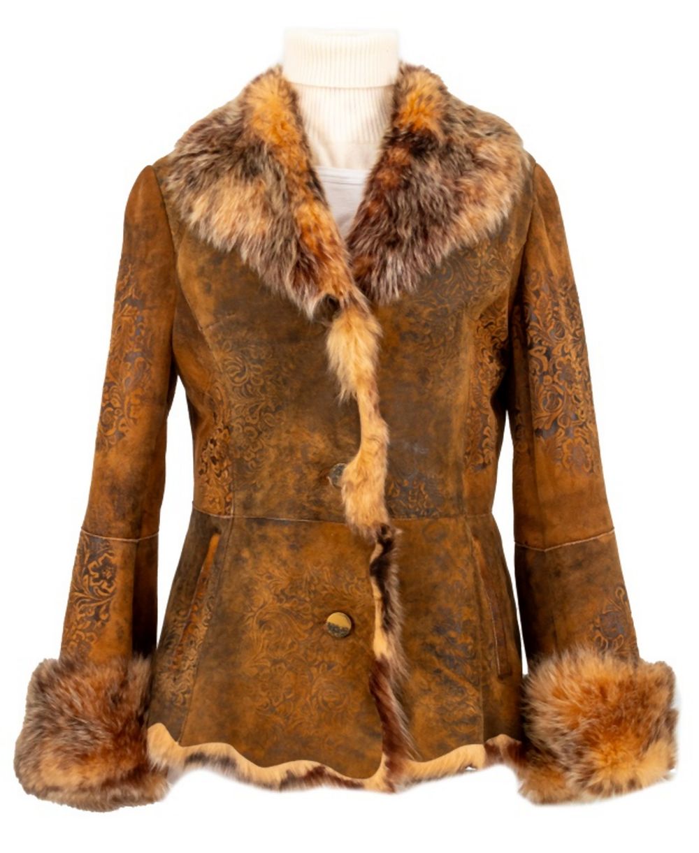 MARENGO PAISLEY PRINT SHEARLING
