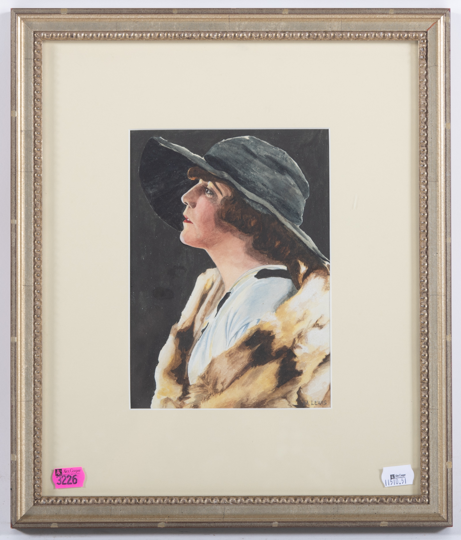 MARGARET SARAH LEWIS. PORTRAIT OF A