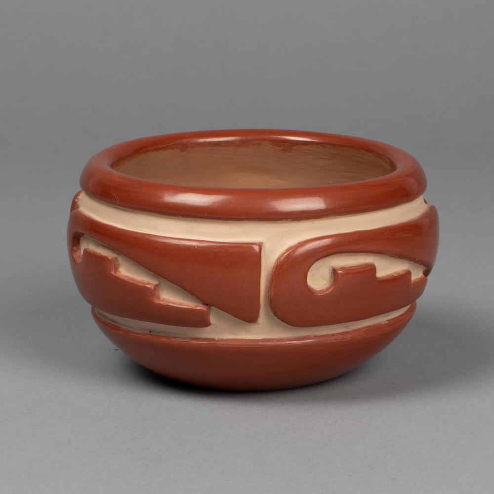 MARGARET TAFOYA, CARVED REDWARE