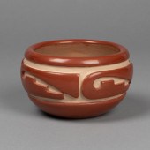 MARGARET TAFOYA, CARVED REDWAR