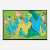 MARGE PARKER SEATED AMONG FLOW