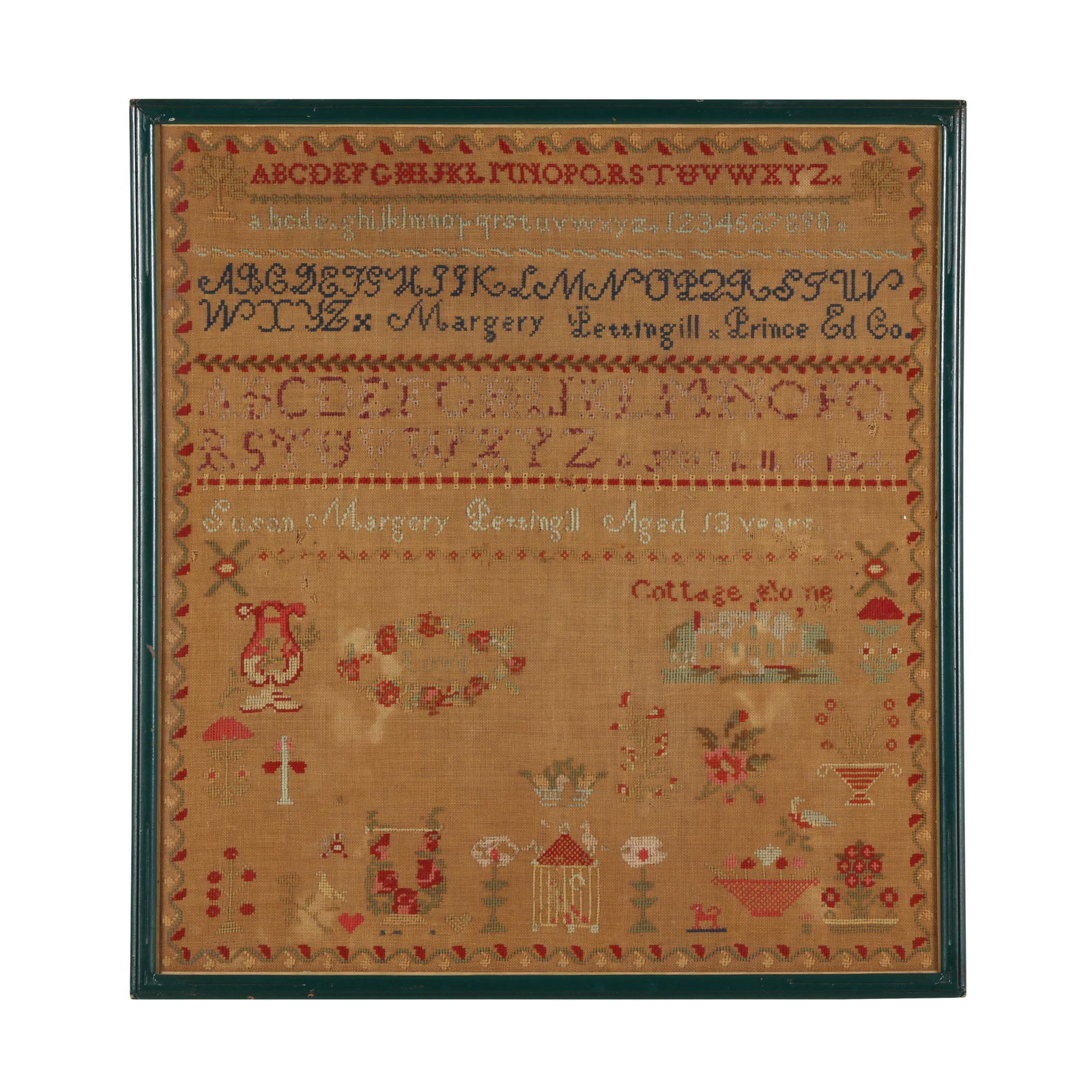 MARGERY PETTINGILL'S SAMPLER,