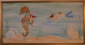 MARGIE COLLIS MERMAID PAINTING