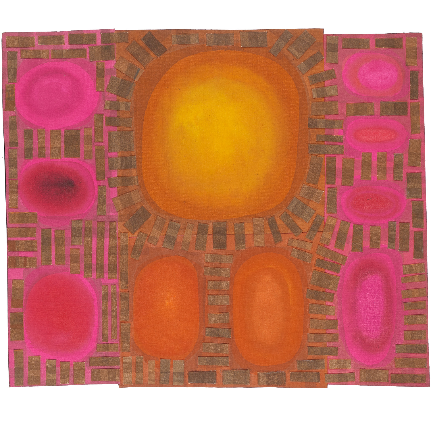MARGO HOFF, "AMBER", COLLAGE