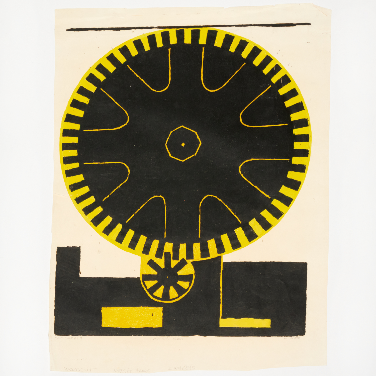 MARGO HOFF, WOODCUT ARTIST'S