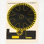 MARGO HOFF, WOODCUT ARTIST'S P