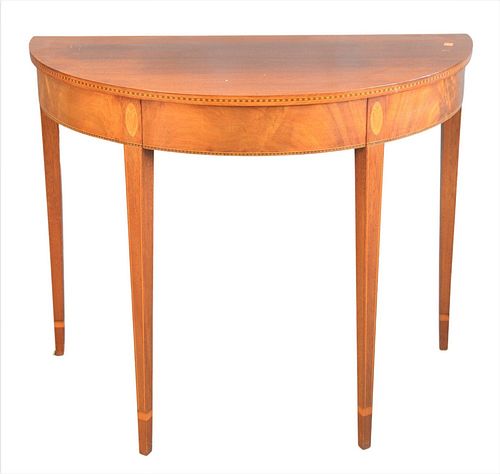 MARGOLIS CUSTOM MAHOGANY DEMILUNE