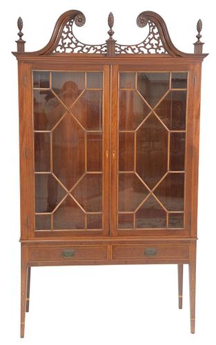MARGOLIS MAHOGANY CHINA CABINET