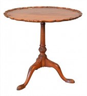 MARGOLIS MAHOGANY PIECRUST TAB