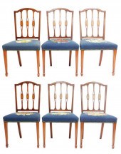 MARGOLIS, SET OF SIX DINING SI