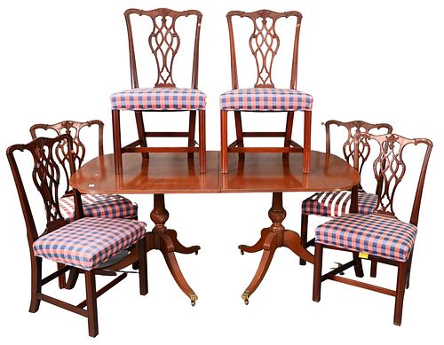 MARGOLIS SEVEN PIECE DINING SET, TO