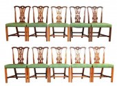 MARGOLIS, TEN MAHOGANY DINING