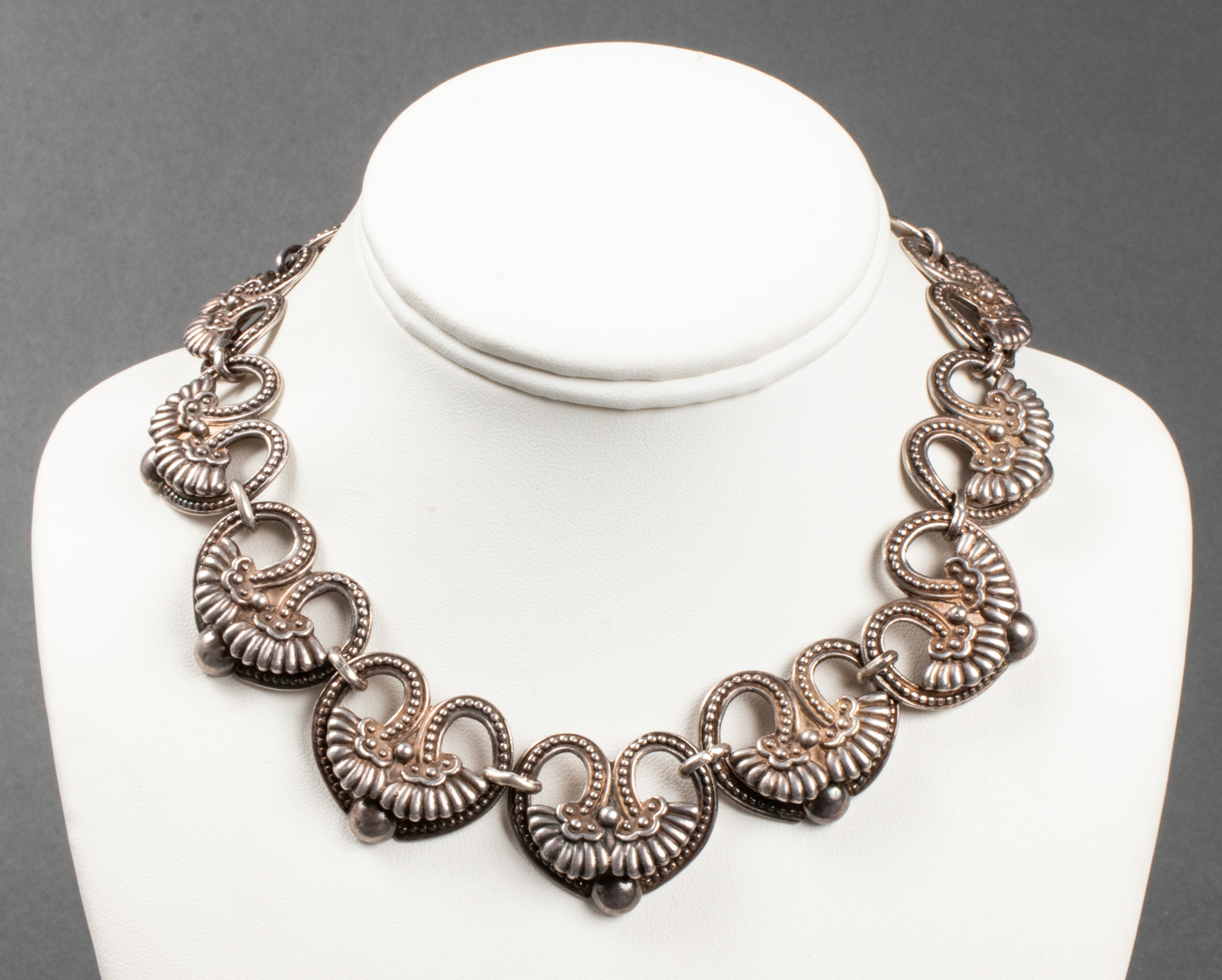 MARGOT DE TAXCO SILVER ORNATE HEART